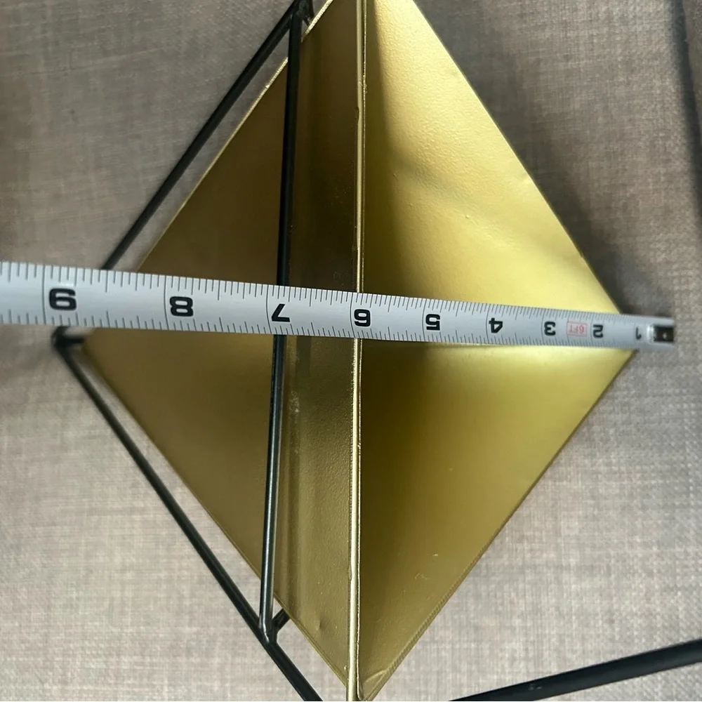 Modern Geometric 2-pcs Metal Wall Hanging Planter Vessels #1205252